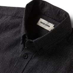 The Jack In Coal Jaspe Check Oxford -Fashion Clothes instock m q422 Jack CoalJaspe 005