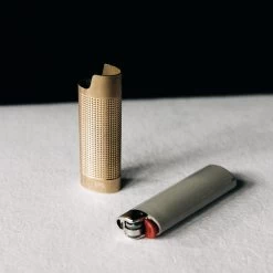 The Lighter Sleeve In Brass -Fashion Clothes instock m q422 Lighter Sleeve Brass 002