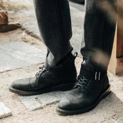 The Moto Boot In Black Weatherproof Nubuck 14 The Moto Boot In Black Weatherproof Nubuck -Fashion Clothes instock m q422 Moto BlackNubuck 003