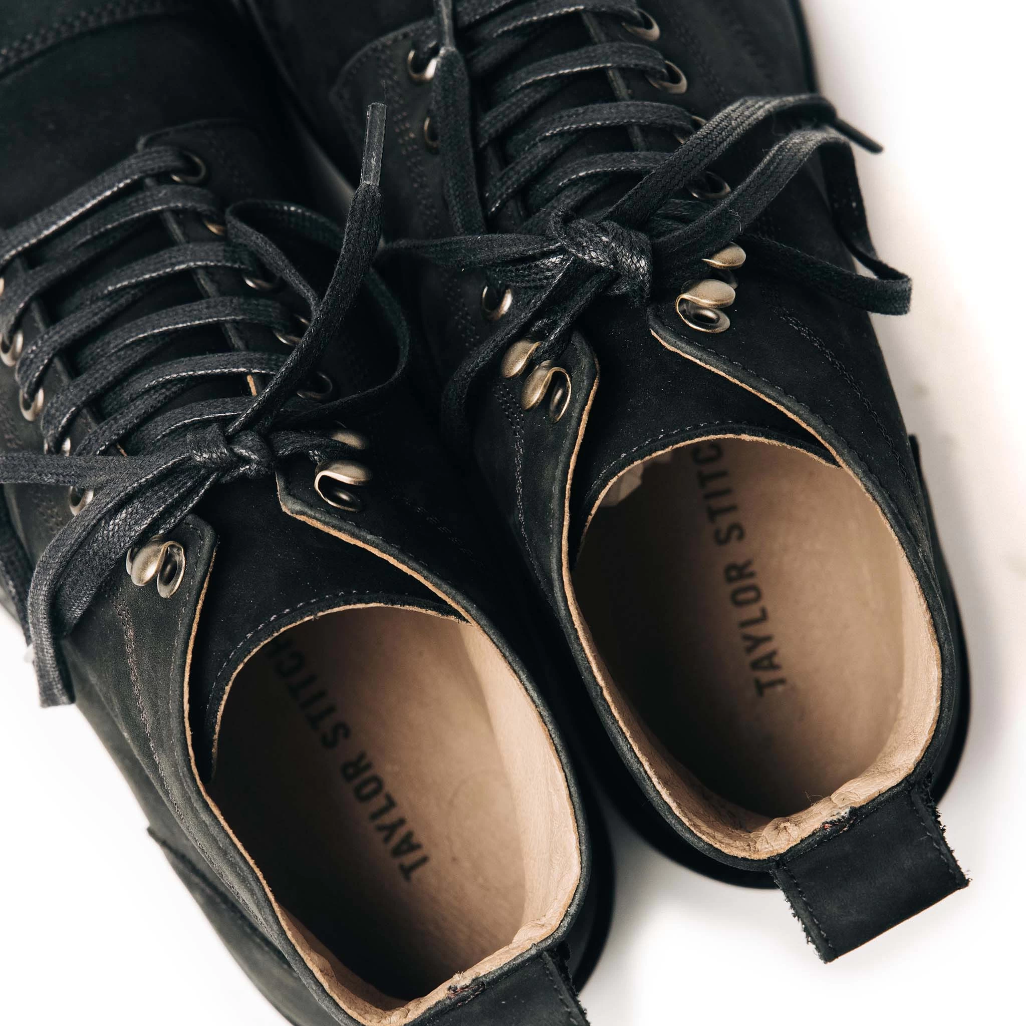 The Moto Boot In Black Weatherproof Nubuck 8 The Moto Boot In Black Weatherproof Nubuck - Image 6