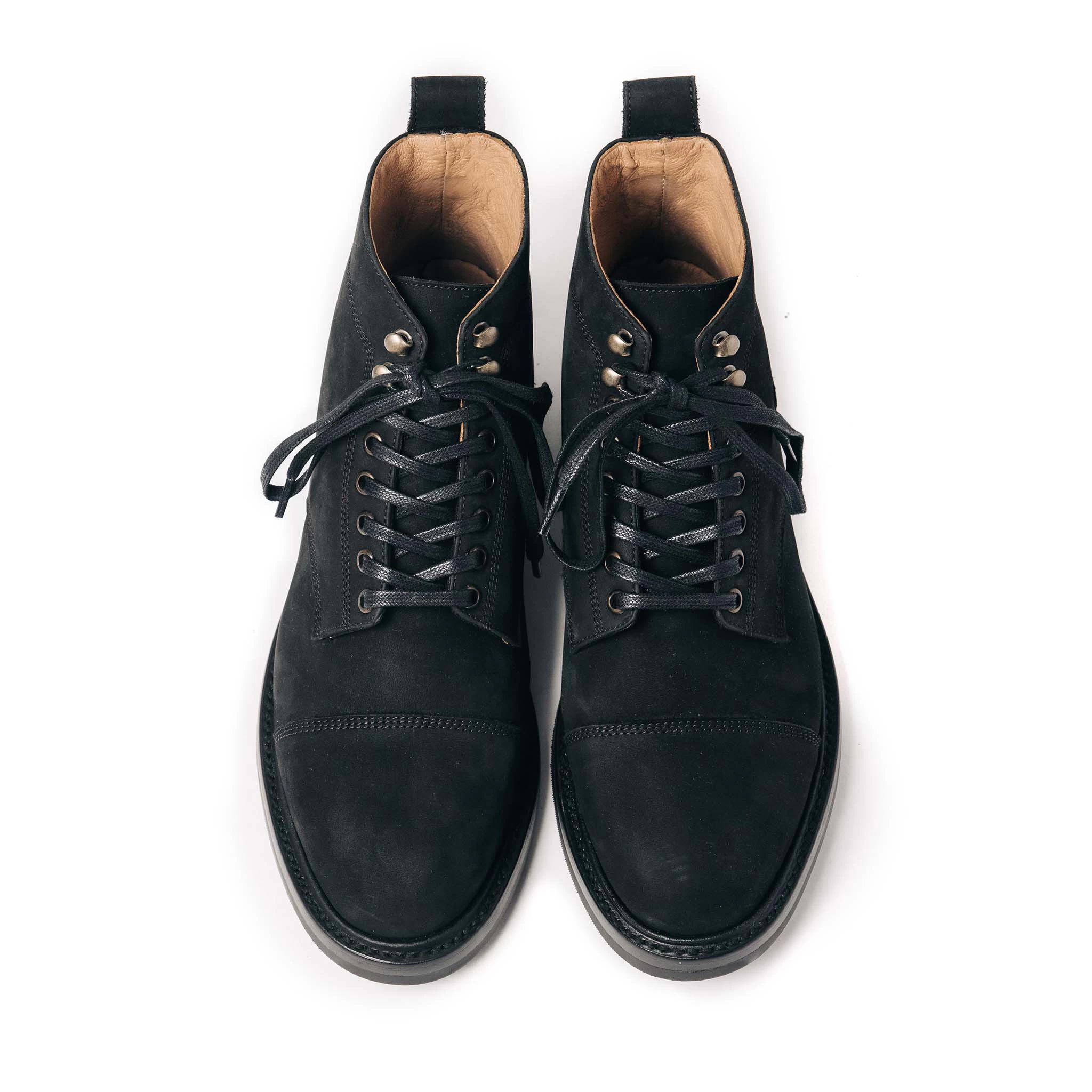 The Moto Boot In Black Weatherproof Nubuck 9 The Moto Boot In Black Weatherproof Nubuck - Image 7