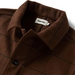 The Ojai Jacket In Ginger Check Wool -Fashion Clothes instock m q422 Ojai GingerCheck 006