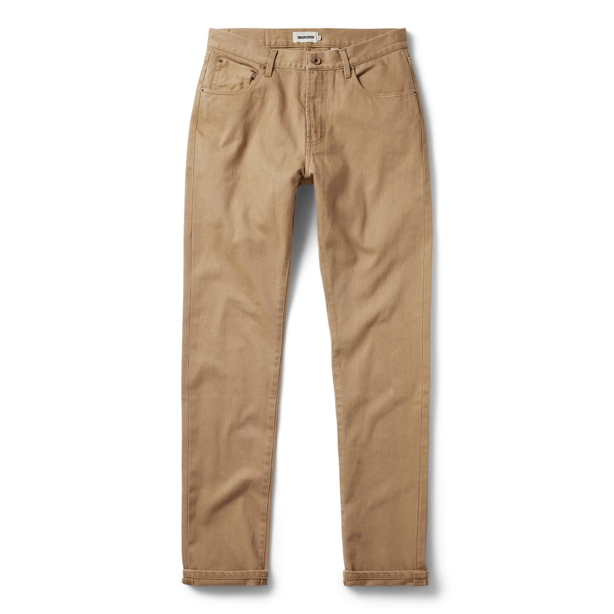 The Slim All Day Pant In Washed Tobacco Selvage 7 The Slim All Day Pant In Washed Tobacco Selvage - Image 5