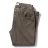 The Slim All Day Pant In Washed Walnut Selvage