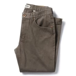 The Slim All Day Pant In Washed Walnut Selvage