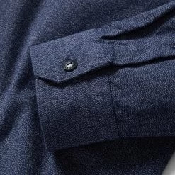The Utility Shirt In Navy Jaspe -Fashion Clothes instock m q422 UtilityShirt NavyJaspe 007