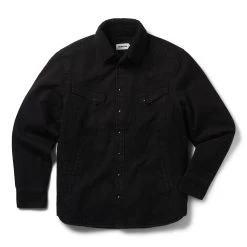 The Western Shirt Jacket In Washed Coal