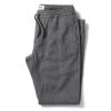 The Apres Pant In Heather Grey Double Cloth