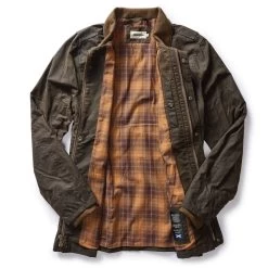 The Clutch Jacket In Soil Waxed Canvas -Fashion Clothes instock m q423 Clutch Jacket Bark Waxed Canvas 002