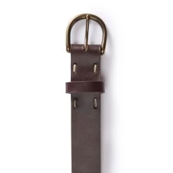 The Foundation Belt In Dark Brown -Fashion Clothes instock m q423 Foundation Belt Dark Brown 001