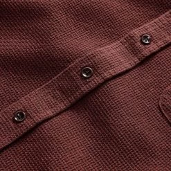 The Jack In Burgundy Waffle -Fashion Clothes instock m q423 Jack Burgundy Waffle 004