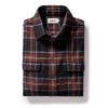 The Ledge Shirt In Dark Navy Plaid