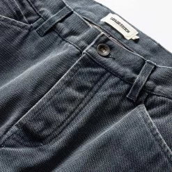 The Lined Chore Pant In Navy Chipped Canvas 21 The Lined Chore Pant In Navy Chipped Canvas -Fashion Clothes instock m q423 Lined Chore Pant Navy Chipped Canvas 004