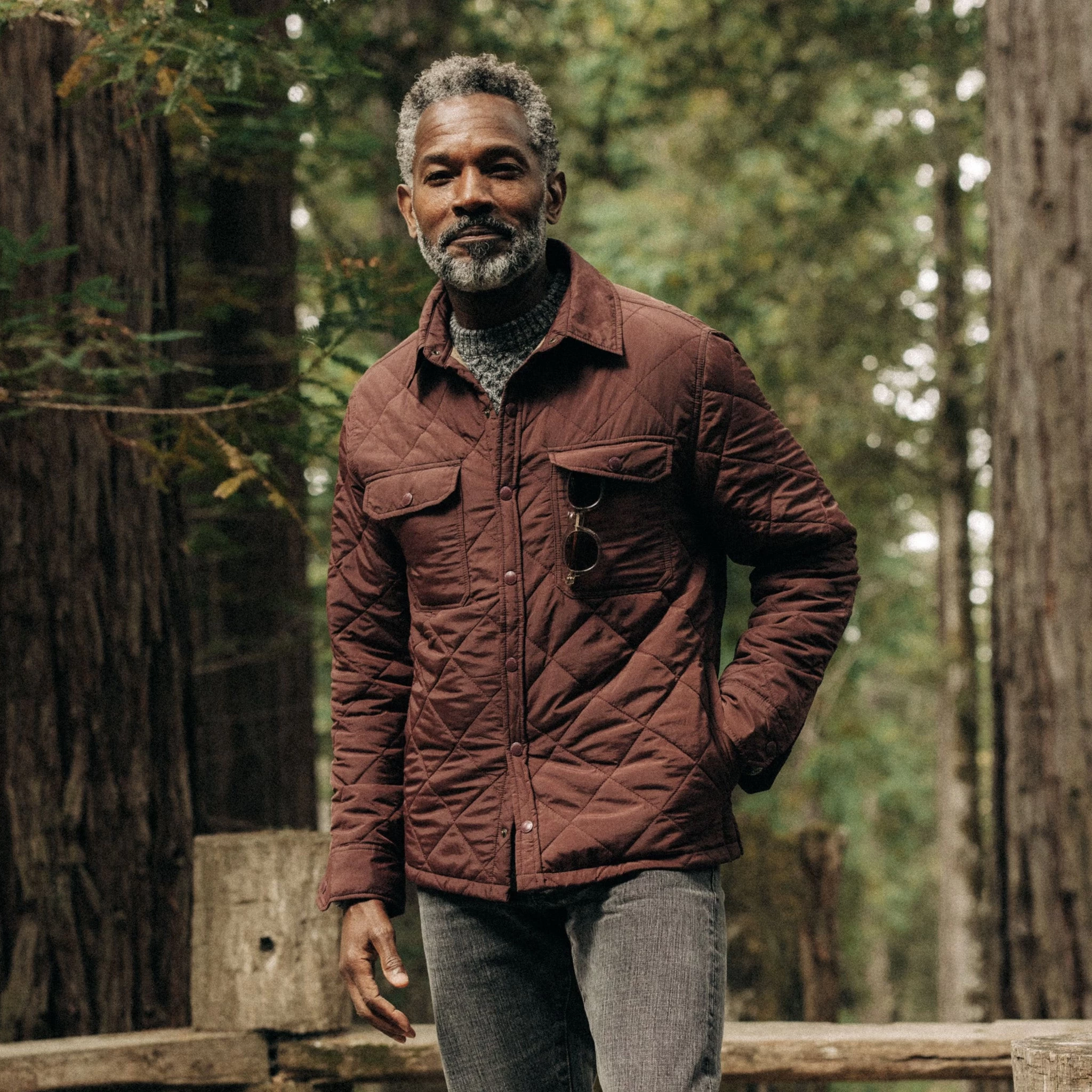 The Miller Shirt Jacket In Burgundy 4 The Miller Shirt Jacket In Burgundy - Image 2