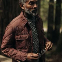 The Miller Shirt Jacket In Burgundy 15 The Miller Shirt Jacket In Burgundy -Fashion Clothes instock m q423 Miller Shirt Jacket Burgundy 009