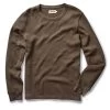 The Organic Cotton Waffle Crew In Fatigue Olive