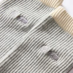 The Ribbed Sock In Grey -Fashion Clothes instock m q423 Ribbed Sock Grey 002