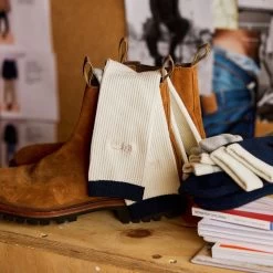 The Ribbed Sock In Natural -Fashion Clothes instock m q423 Ribbed Sock Natural 004