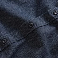 The Saddler Shirt In Dark Navy Twill -Fashion Clothes instock m q423 Saddler Shirt Indigo Twill 004