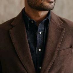 The Sheffield Sportcoat In Dark Chestnut Moleskin 14 The Sheffield Sportcoat In Dark Chestnut Moleskin -Fashion Clothes instock m q423 Sheffield Sportcoat Dark Chestnut Moleskin 008