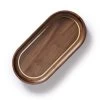 The Valet Tray In Walnut And Brass -Fashion Clothes instock m q423 Valet Tray Black Walnut Brass 001