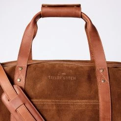 The Weekender Duffle In Chocolate Roughout -Fashion Clothes instock m q423 Weekender Duffle Chocolate Roughout 007
