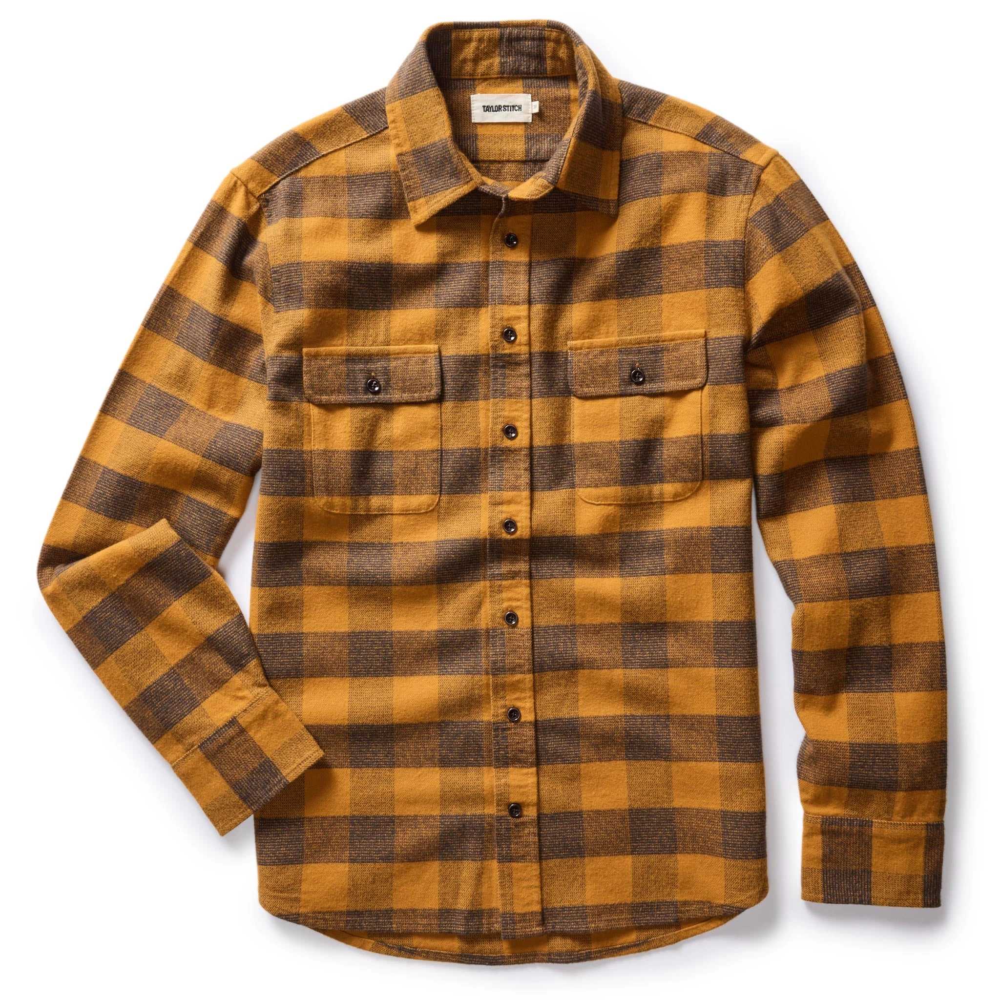 The Yosemite Shirt In Saffron Buffalo Check 7 The Yosemite Shirt In Saffron Buffalo Check - Image 5