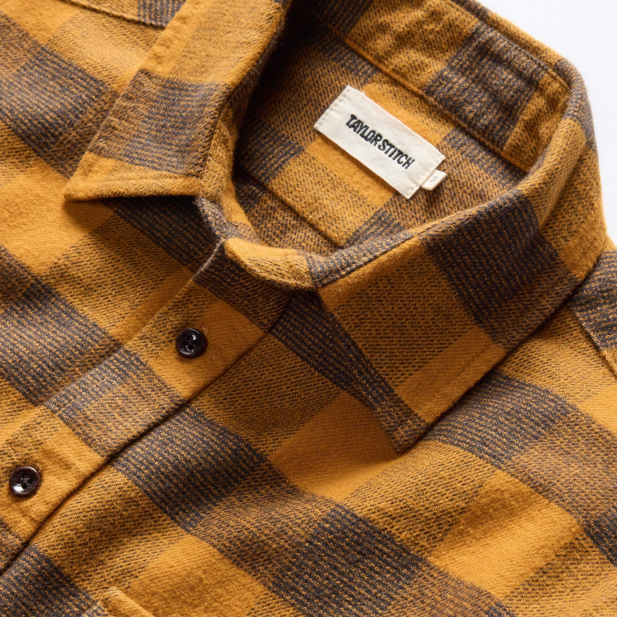 The Yosemite Shirt In Saffron Buffalo Check 8 The Yosemite Shirt In Saffron Buffalo Check - Image 6