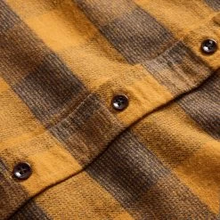 The Yosemite Shirt In Saffron Buffalo Check 15 The Yosemite Shirt In Saffron Buffalo Check -Fashion Clothes instock m q423 Yosemite Shirt Saffron Buffalo Check 004