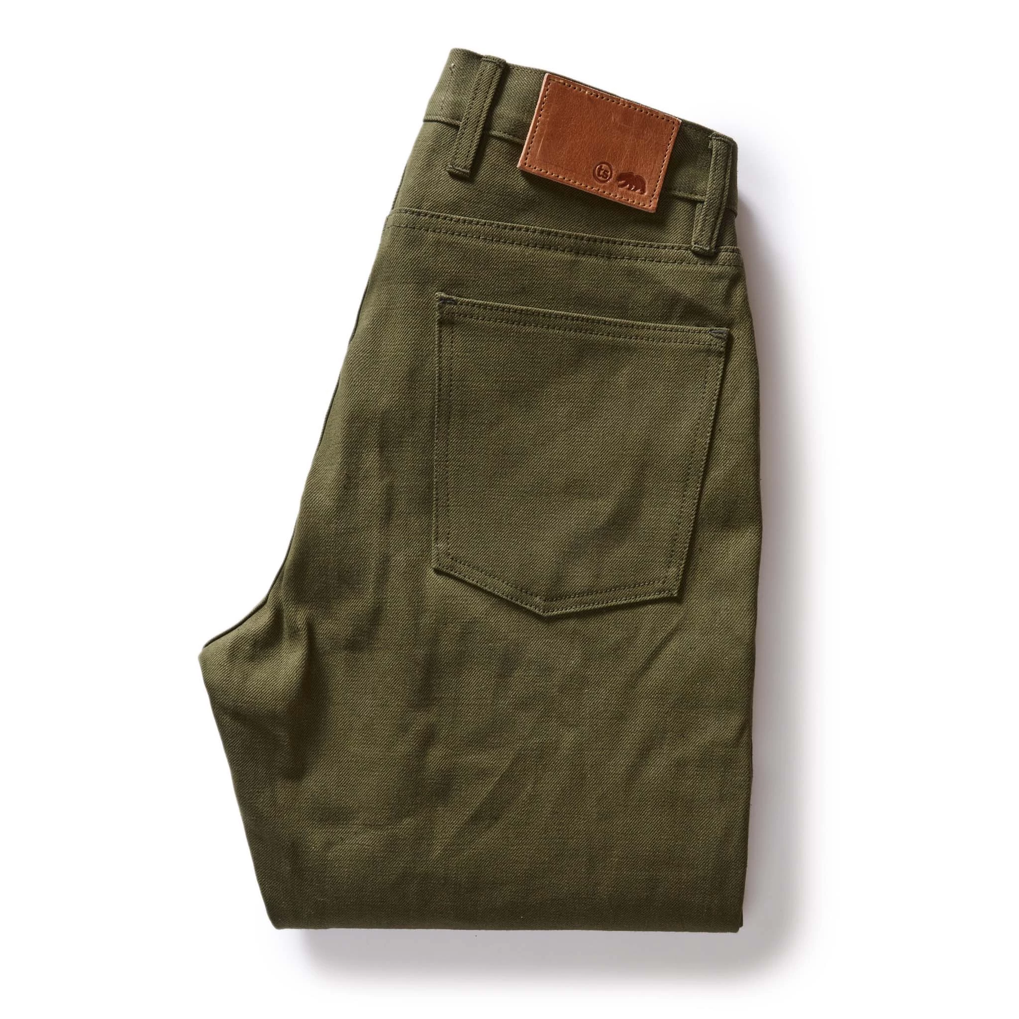 The Democratic Jean In Olive Nihon Menpu Selvage 10 The Democratic Jean In Olive Nihon Menpu Selvage - Image 8