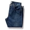 The Democratic Brushed Back Jean In Collins Resin Wash Selvage Denim
