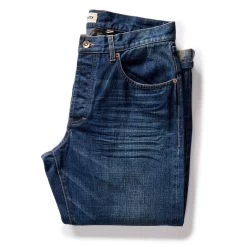 The Democratic Brushed Back Jean In Collins Resin Wash Selvage Denim