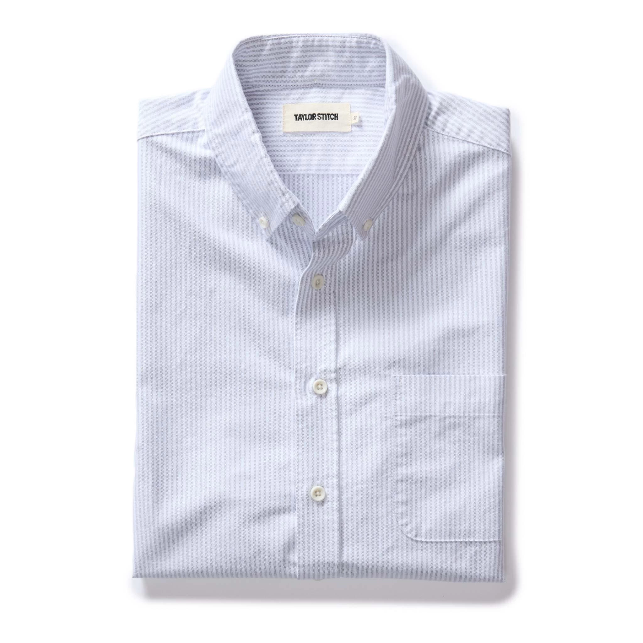 The Jack In Greystone University Stripe Oxford 3 The Jack In Greystone University Stripe Oxford