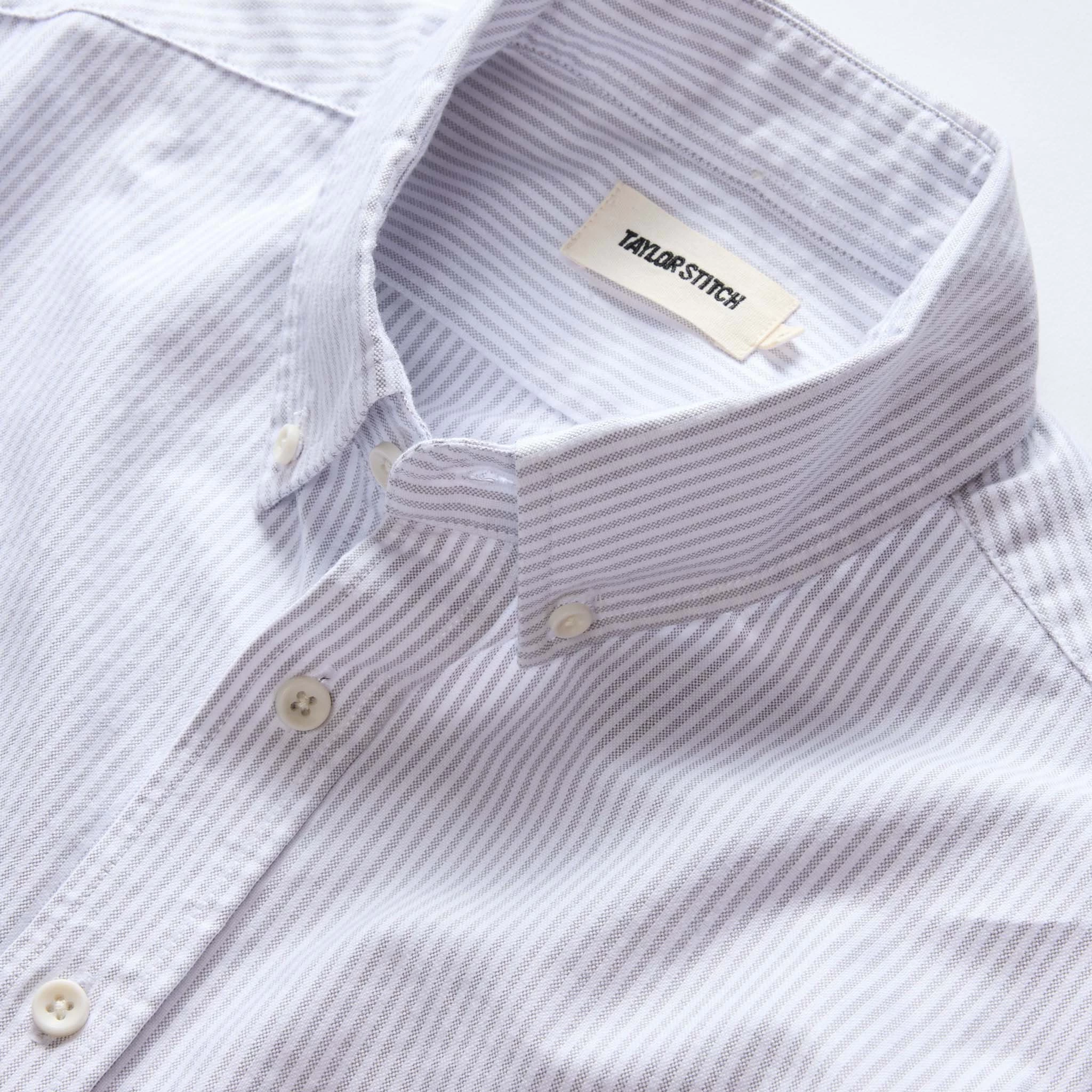 The Jack In Greystone University Stripe Oxford 8 The Jack In Greystone University Stripe Oxford - Image 6