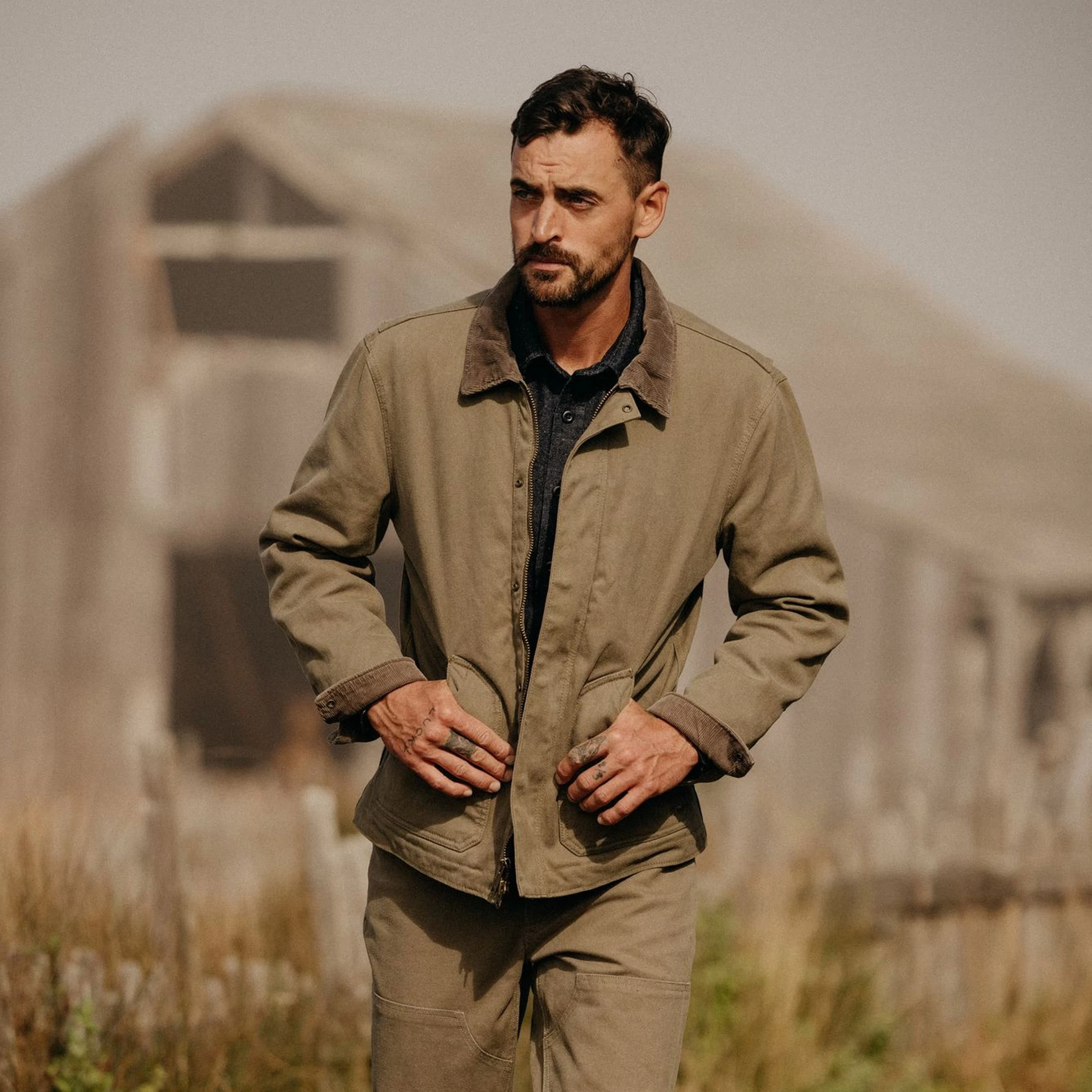 The Workhorse Jacket In Stone Boss Duck 6 The Workhorse Jacket In Stone Boss Duck - Image 4