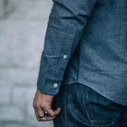 The Jack In Brushed Heather Navy -Fashion Clothes instock mens Q120 jack brushed heather navy 004