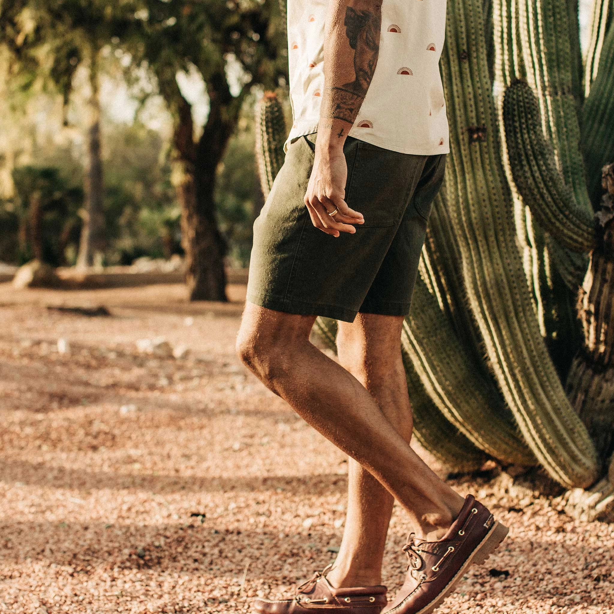 The Camp Short In Olive Boss Duck 6 The Camp Short In Olive Boss Duck - Image 4