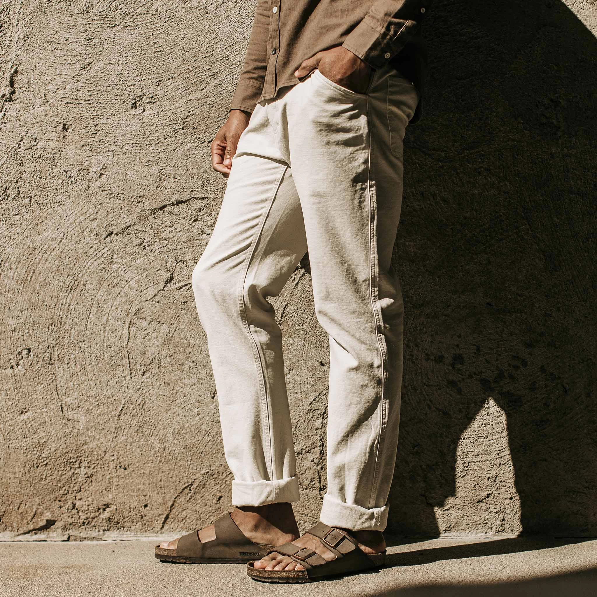The Camp Pant In Natural Reverse Sateen 4 The Camp Pant In Natural Reverse Sateen - Image 2