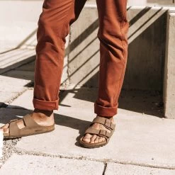 The Camp Pant In Rust Reverse Sateen -Fashion Clothes instock mens Q220 product camp rust sateen 003