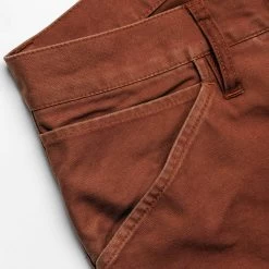 The Camp Pant In Rust Reverse Sateen -Fashion Clothes instock mens Q220 product camp rust sateen 007 2