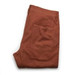 The Camp Pant In Rust Reverse Sateen -Fashion Clothes instock mens Q220 product camp rust sateen 010