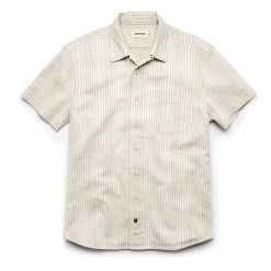 The Short Sleeve Hawthorne In Natural Stripe