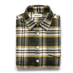 The Crater Shirt In Green Plaid