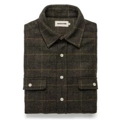 The Leeward Shirt In Olive Plaid