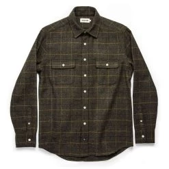 The Leeward Shirt In Olive Plaid -Fashion Clothes instock mens Q419 leeward olive plaid 008