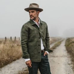 The Ojai Jacket In Windowpane Wool -Fashion Clothes instock mens Q419 ojai windowpane wool 002