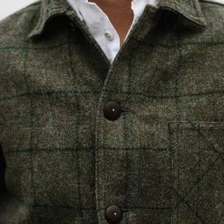 The Ojai Jacket In Windowpane Wool -Fashion Clothes instock mens Q419 ojai windowpane wool 007