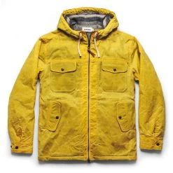 The Winslow Parka In Mustard Waxed Canvas