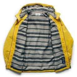 The Winslow Parka In Mustard Waxed Canvas -Fashion Clothes instock mens Q419 winslow parka mustard 013