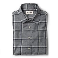 The California In Navy Salt And Pepper Plaid